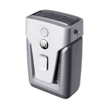 Przenośny Wentylator USB Clip- 3,7 V/1,2 A Mały Klimatyzator Bezłopatkowy 12000 MAh Power Bank 3-Biegowy Wyciszający Wiatr Kosmiczna Szarość