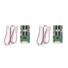 2X BMS 7S 24V 18A Lithium 18650 Battery Charging Protection Board PCB PCM Common Port for Electric Tools/UPS Power Bank