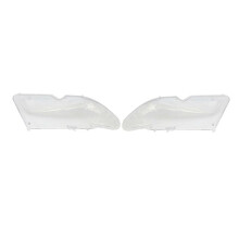 1Pair Headlight Cover Lens Shell Lampshade for 3 Series E46 2DR Coupe 03-2006 Lamp Caps 63127165907 63127165908