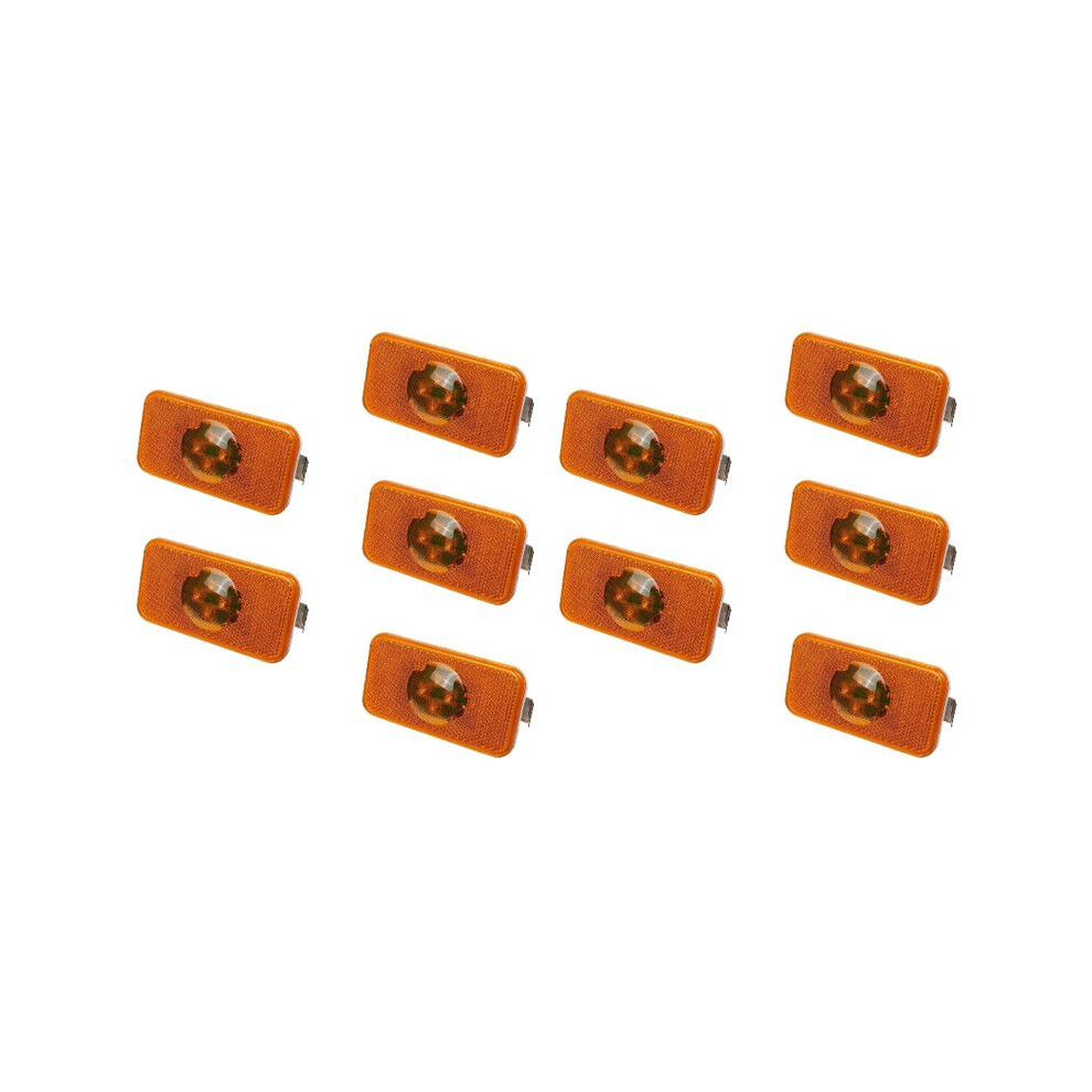 10Pcs 24V Car Truck Led Side Indicator Lamp 4 Led For Trucks Fm/Fh Light/Amber 4713134015135
