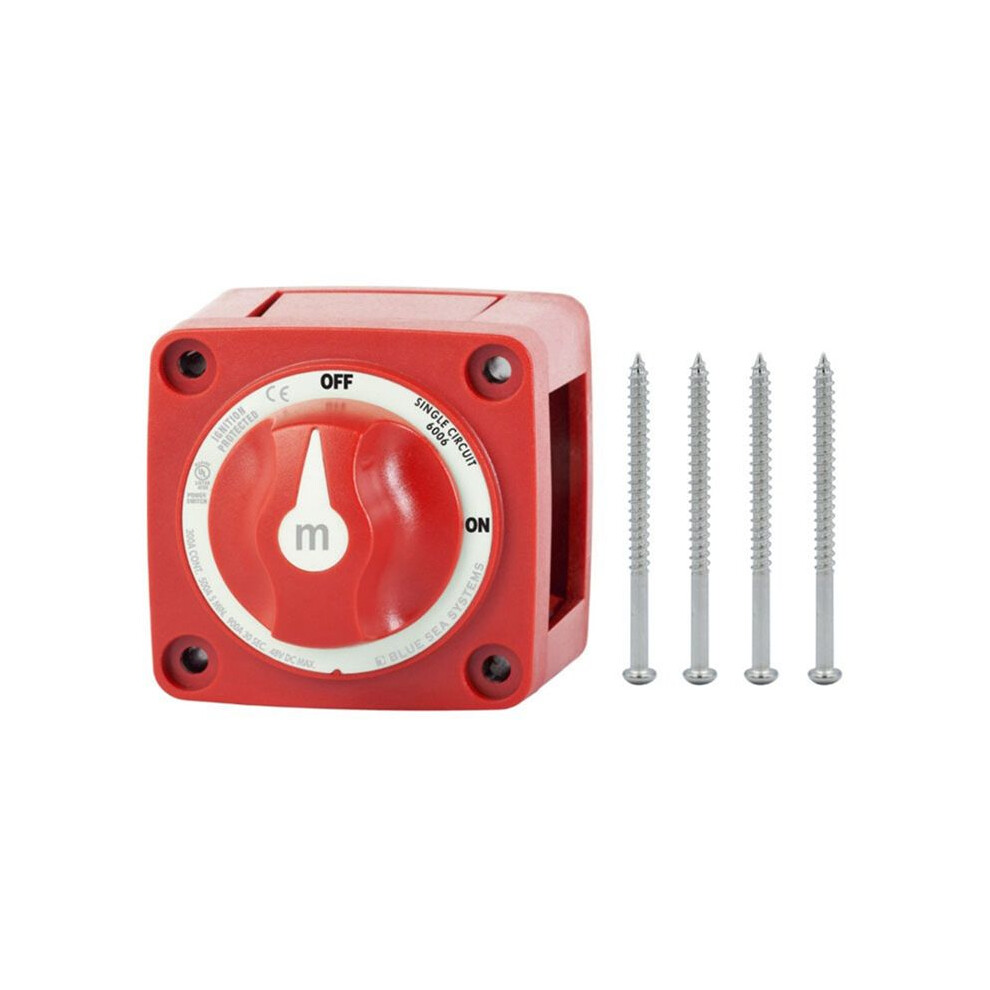 Cut /Off Marine Boat 12-48V 100-300A Battery Isolator Disconnect Rotary, Single Circuit 6032356057760