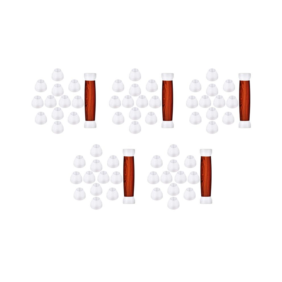 60 Pieces Pen Bushings White Pen Bushings Non-Stick Durable Pen Bushings Synthetic Bushings for CA Finishing Pen Turning-image-OPC-PWJGTVT-NEW