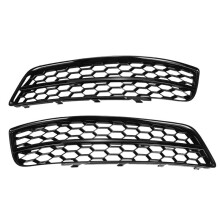 Schwarzes Auto-FrontstoßStangen-Nebelscheinwerfer-Netzgitter für A3 8P 2009-2013, Nebelscheinwerfer-Wabenabdeckung 8P0807681 8P0807682D