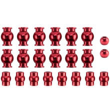 Komplettes 22 StüCk Aluminium Legierung Drehpunkt Kugel Kopf Set für Arrma 1/10 4X4 Granit Rock Senton Typhon Upgrade Teile