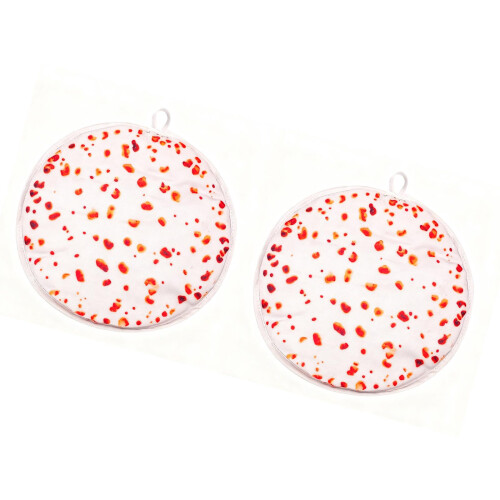 Tortillas Warmer Pouch Microwave Fabric Heating Bag For-2 pack