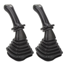 2 Stuks 3-Knops Graafmachine Joystick Handgrepen met Stofkap voor Doosan DH DX150 215 225 300 370‑9C