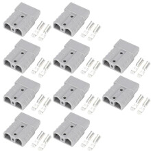 Connettore Ad Alta Corrente da 50 A per Batterie di Veicoli Elettrici, UPS, Cavi Solari, Nuove Spine Energetiche Grigio