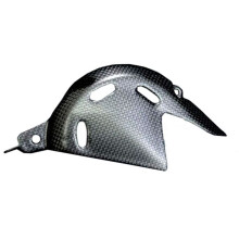 Carbon Fiber Motorcycle Engine Chain Guard Sprocket Cover Fairing for Streetfighter V4 V4S Panigale V4R 2018-2024