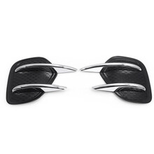1Pair Front Bumper Splitter Trim Cover for X247 Glb200 Glb220 24-25 Fog Lamp Air Knife Lip Spoiler Cover B