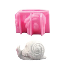 Moules en Silicone en forme d'escargot de crâne, pour décoration