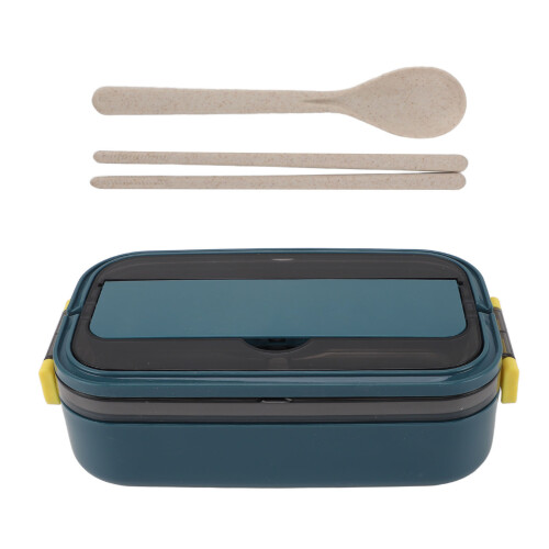 304SS Turquoise Bento 700ml 21.5x11.7x6.5cm 2