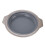 Faltbare runde Silikon-Backform 22 cm grau 3