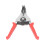 Multifunctional Wire Stripper Tool, 0.5-6mm², Red Handle, Alloy Steel 13