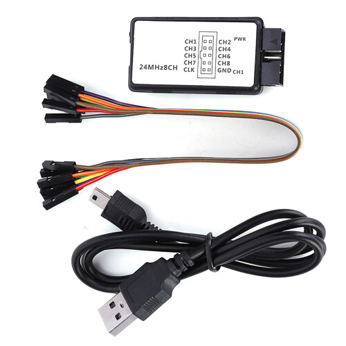 Συσκευή αναλυτή λογικής USB με ανάλυση πρωτοκόλλου ανοιχτού κώδικα UART IIC SPI Debug24MHz 1