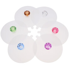 12Pz Tappi Silicone Per Tazze Calde Colorati Con Chiusura A Ventosa