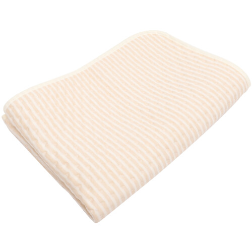 4Pièces Coussin Bébé Lavable En Coton Beige, Mat Protège Lit