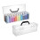 2 PCS Clear Acrylic Paint Storage Box with Handle, Portable  Paint Storage Organizer, Plastic  Art Supply Box 1
