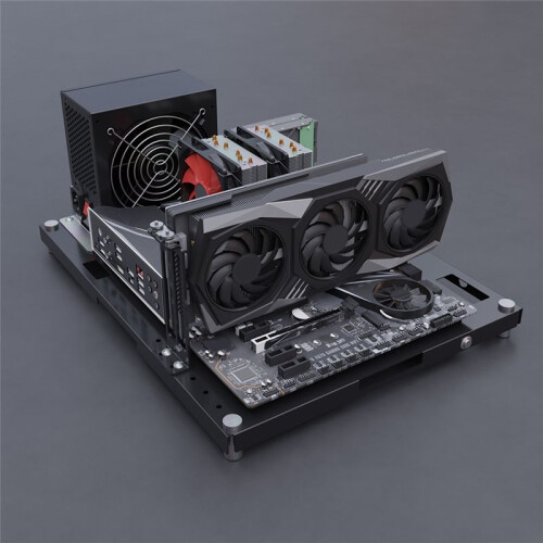 PC-Test Open Behuizing Rack Bench Open Frame DIY Gaming-Computer Open Behuizing Ondersteuning Moederborden ATX MATX 2