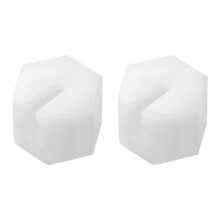 Crystal 1.0 2.0 Nozzle Replacement Nuts Set of Two, Quick-Fit CO2 Connector, Safe Gas Seal