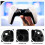 Repair Part for PS5 BDM-010 Controller Housing Shell Game Controller Shell Cover with Buttons Black 2