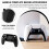 Repair Part for PS5 BDM-010 Controller Housing Shell Game Controller Shell Cover with Buttons Black 4