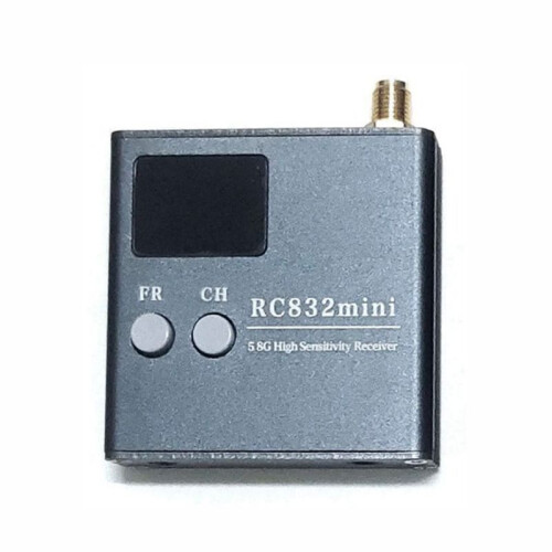 RC832Mini 4.9-5.8G 56CH High Sensitivity Receiver Wireless Receiver with A/V and Power Cable for FPV Multirotor 1