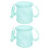 4Pz Organizer Spiaggia Verde in Tessuto Oxford E Rete 1
