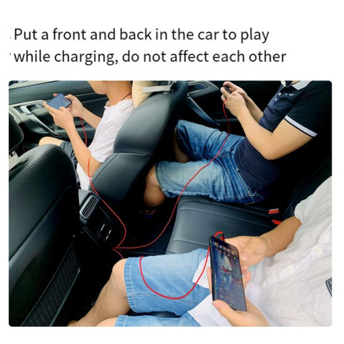 6A Fast Charging Dual Port Type-C Splitter Charging Cable Powered Device Cord Powered  TYPE-C+TYPE-C Devices