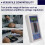 Integrated Circuit Tester, IC Transistor Capacitor Tester, Diode Checker Detector, with 5V 3.3V AUTO Mode,B 2