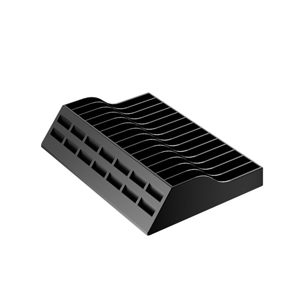 Game Card Rack For Switch2 /Oled Store 14 Game Cards+14 Game Disks 14-In-1 Game Card Storage Rack Black 6031511726640