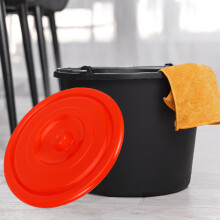 Worgeous2 pezzi Coperchi per pattumiera in plastica, rotondi, di ricambio, resistenti, per pattumiera da esterno, in plastica liscia e arrotondata