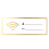 Placa de acrílico com Wi-Fi, com conta e senha regraváveis, ideal para lojas e estabelecimentos públicos. 1