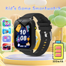 Smartwatch für Kinder mit Taschenlampe, Kamera, Spielen und Schrittzähler – 300-mAh-Akku, verspieltes Design, kompatibel mit iOS/Android