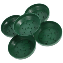 FRCOLOR5 stuks schuimrubberen kussentjes/sponzen voor bloemendecoratie, babybruid, 14,50 x 14,50 x 4,00 cm
