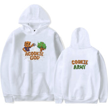 Bluza z kapturem aCookieGod Merch z kieszeniami i ściągaczem unisex, modna odzież