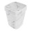 OUNONA white marble trash can with swing lid 5
