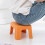 Υποπόδιο Πορτοκαλί Σκαμπό Οικιακής Χρήσης 1 Τεμάχιο 3