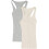 Γυναικεία & Plus μπλουζάκια γυμναστικής Cami Racerback με ριμπ ύφανση από βαμβάκι 1