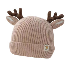 Bonnet de Noël Zkozptok Santa Hat Winter Cute Knit Hat Toddler Christmas Beanie Warm Cozy For Kids