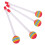 Drum Sticks Kids Practice Rainbow Color 4 Pcs 4