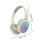Ακουστικά RGB Bluetooth5.3 με ANC, ήχο HiFi, εφέ φωτισμού, πτυσσόμενα, ενσύρματα/ασύρματα, 3