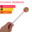 Drum Sticks Kids Practice Rainbow Color 4 Pcs 8