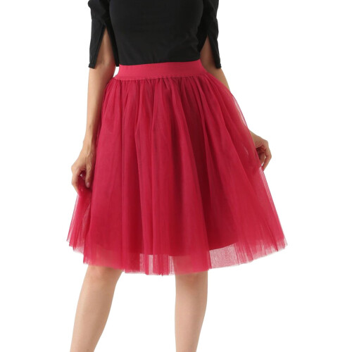 Φούστες για γυναίκες Carnevale Νέο τούλι μέχρι το γόνατο Μακρύ τούλι ενηλίκων Κοντή