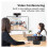 Webcam1080P2K Full HD Webcam με μικρόφωνο USB Webcam για υπολογιστή, φορητό υπολογιστή και 6