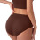 Bomullsundertøy Dame Ensfarget Patchwork Truser Truser Bikinitruser 5