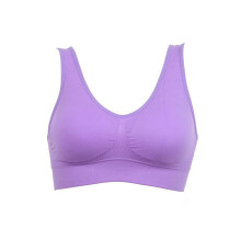 Verstelbare geribbelde yoga- en sportonderkleding voor dames, ademende naadloze fitnessbeha's en -tops