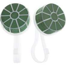 2 stuks bruidsboekethouders met bloemenfoam handvat voor bruidsbloemstukken. Duurzame plastic steun voor zelfgemaakte boeketten en bloemdecoraties.