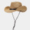 Ψάθινο Καπέλο Cowboy για Άνδρες Γυναικεία Καπέλο Παραλίας με Πλατύ Γείσο Καπέλο Panama 2