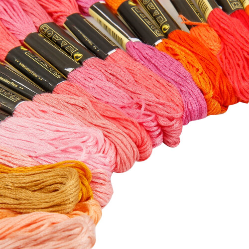DISEN100Colors Βαμβάκι DMC Σταυροβελονιά Κλωστή Κεντήματος Ράψιμο Κουβάρια Διακόσμηση 2