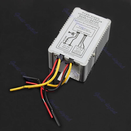 Συσκευή μετατροπής 24V σε 12V DC-DC Μετατροπέας τροφοδοτικού αυτοκινήτου 30A